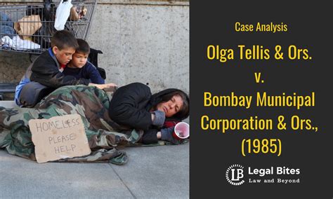 Jurisprudential Analysis of Olga Tellis and Ors. v. Bombay .